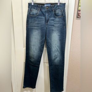 Democracy Ab-Technology straight leg Blue Jeans Size 8 item 2